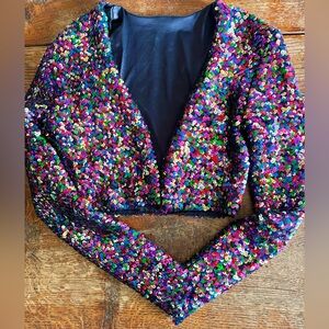 Sequin Multicolor Women's Jacket